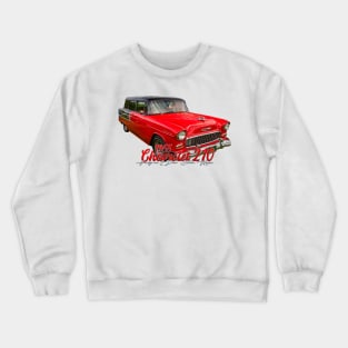 1955 Chevrolet 210 Handyman 2 Door Station Wagon Crewneck Sweatshirt